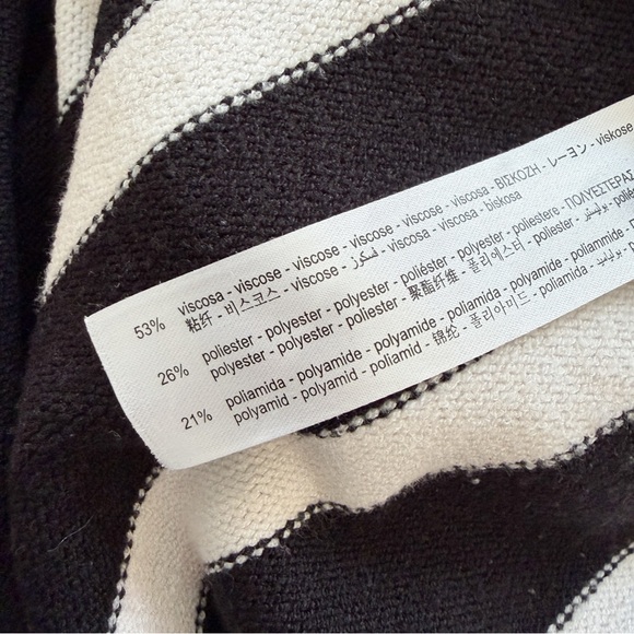 ZARA • Striped Knit Sweater in Black/White - Picture 10 of 12